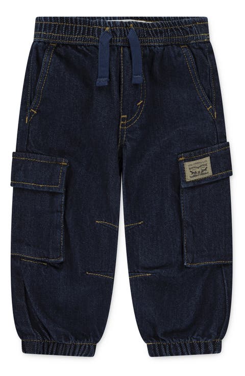 Denim Cargo Joggers (Baby)