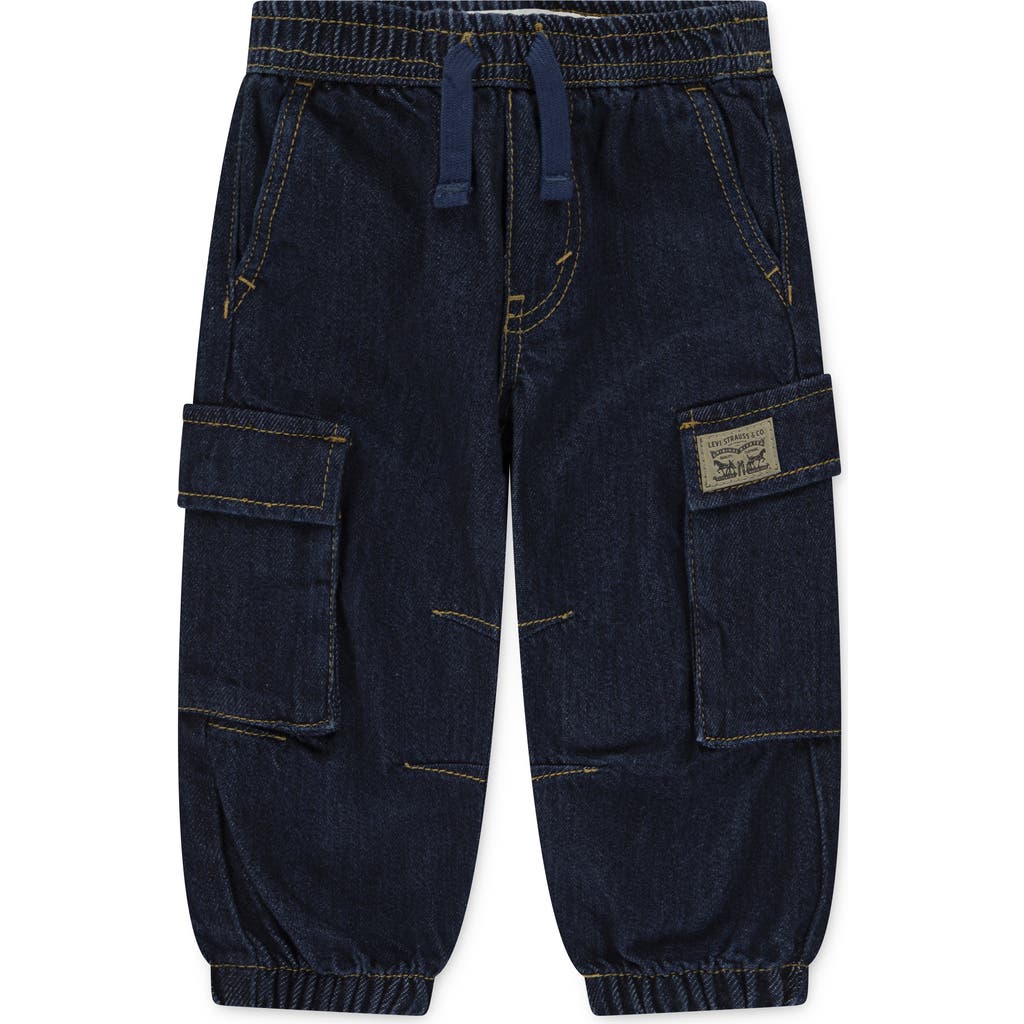 Levi's Denim Cargo Joggers In Blue