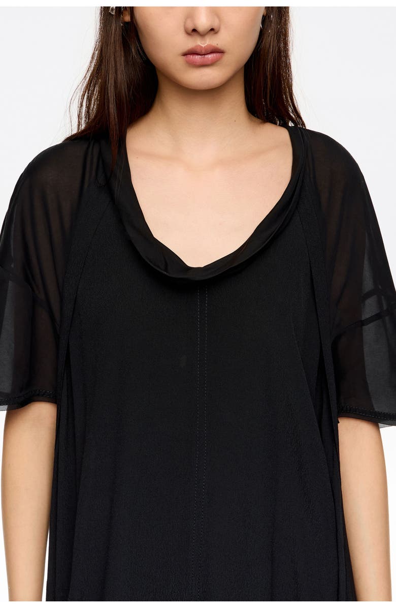 Bimba y Lola A-Line 2 1 Dress, Alternate, color, Washed Black