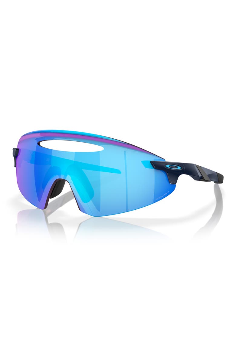 36mm Rectangle Wrap Sunglasses, Alternate, color, MATTE NAVY