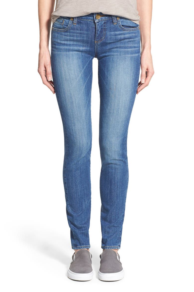 'Diana' Stretch Skinny Jeans, Main, color, KINDLE