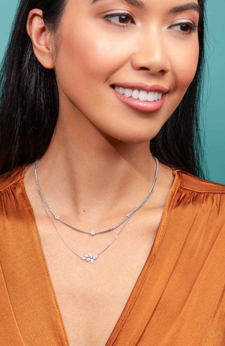 Bony Levy Audrey Diamond Tennis Necklace, Alternate, color,