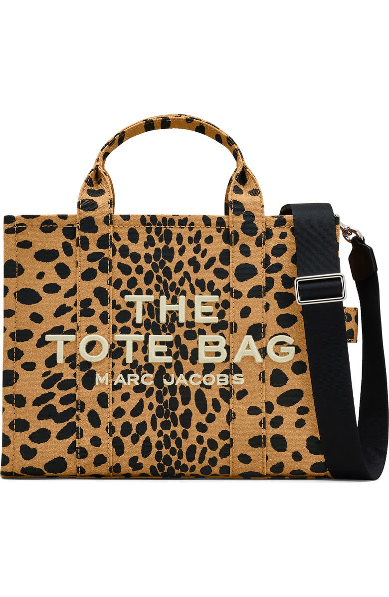 Marc Jacobs The Medium Cheetah Canvas Tote, Main, color,