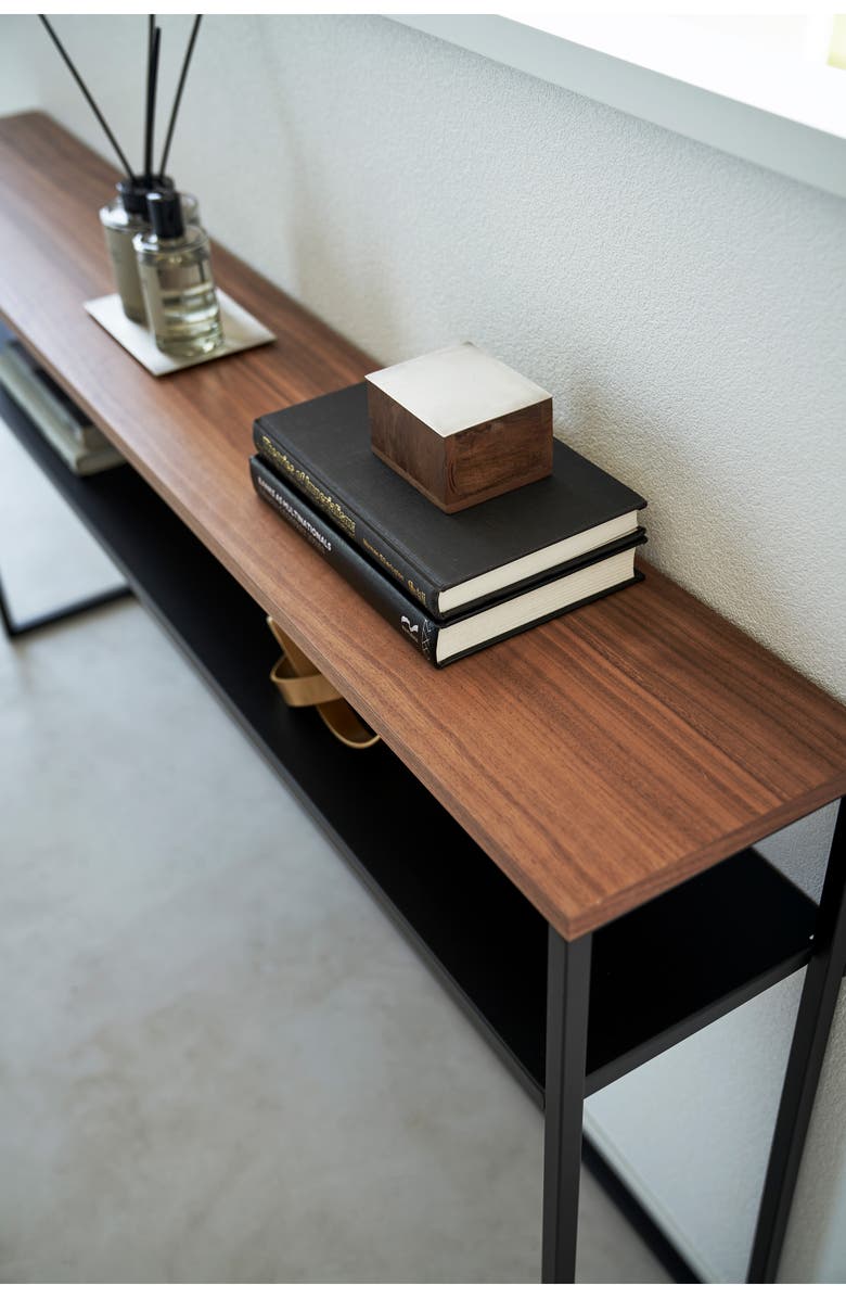 Yamazaki Long Console Table, Alternate, color, Black