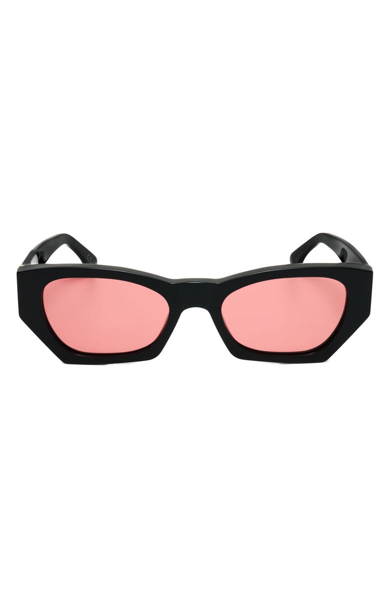 SUPER by RETROSUPERFUTURE<sup>®</sup> 54mm Rectangle Sunglasses, Main, color, Black