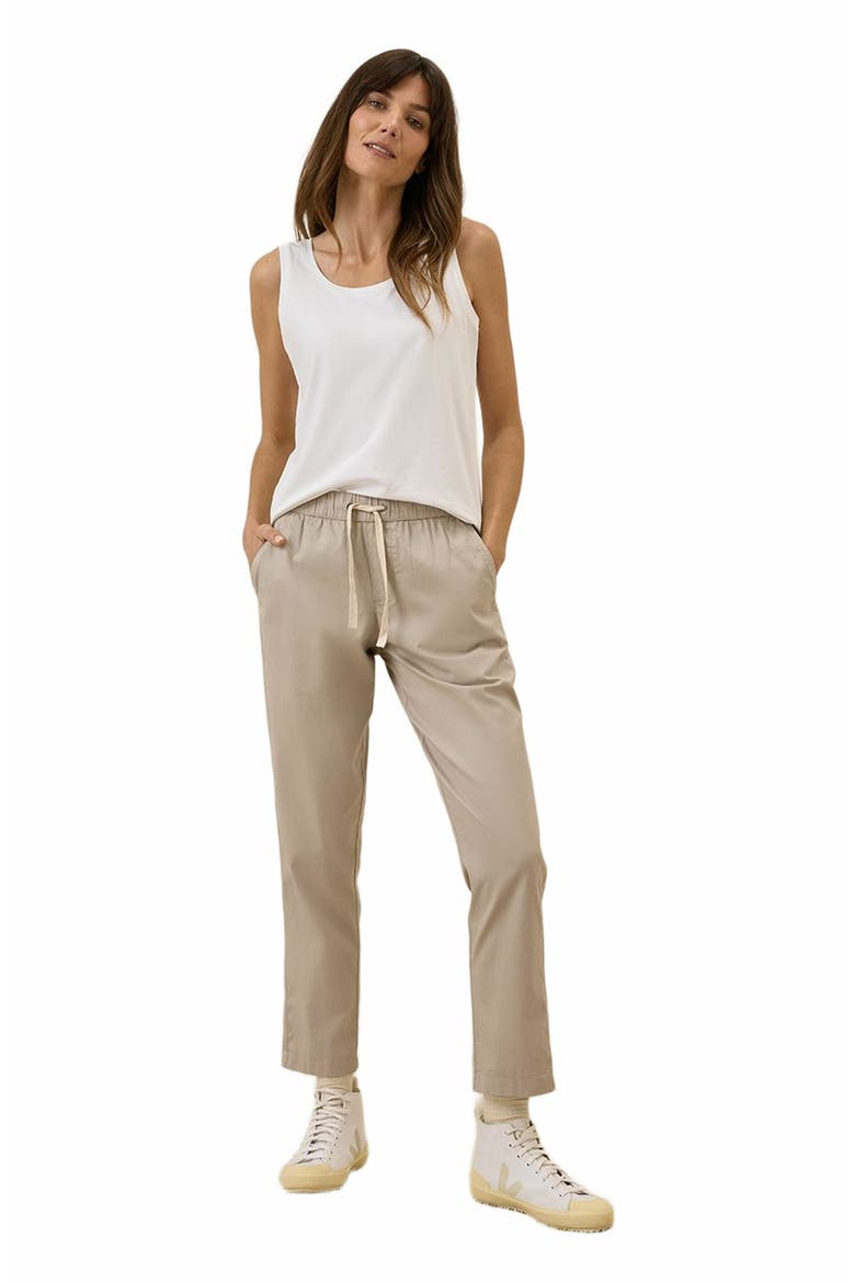 Organic Cotton Luxe Stretch Jersey Tank, Alternate, color, White