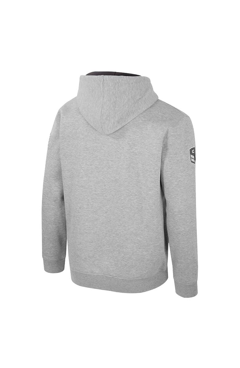 COLOSSEUM Men's Colosseum Heather Gray Maryland Terrapins Oorah OHT Military Appreciation Pullover Hoodie, Alternate, color, 