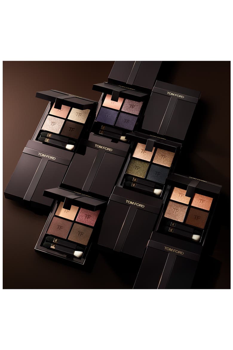 Runway Eye Color Quad Cream Eyeshadow Palette, Alternate, color, OLIVE SMOKE