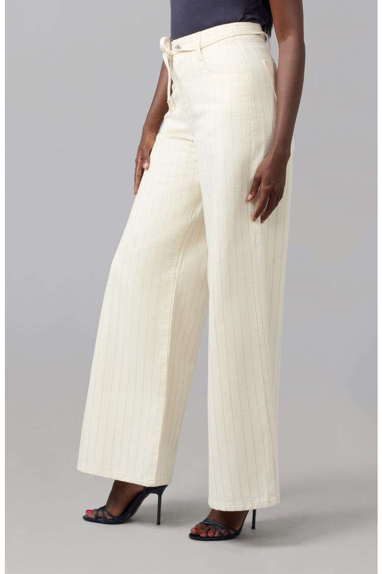 Milan Ultra High Rise Wide Leg Jeans, Alternate, color, SILVER LINING