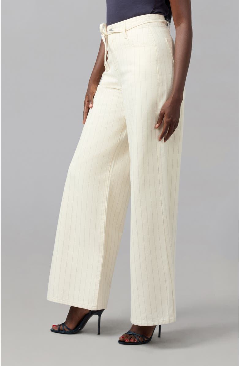 Lola Denim Milan Ultra High Rise Wide Leg Jeans, Alternate, color, Silver Lining