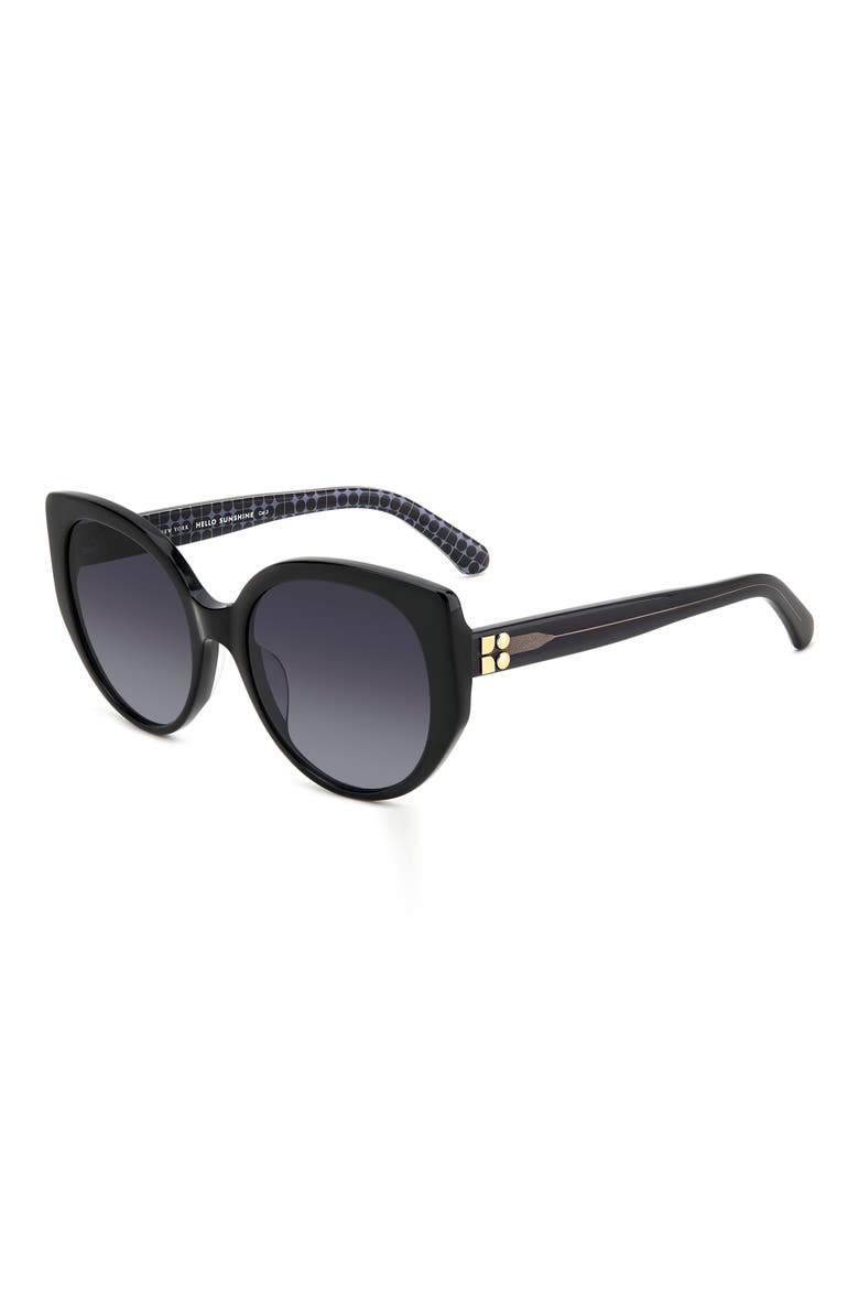 seraphina 55mm gradient round sunglasses, Alternate, color, 0807-9O