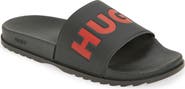 BOSS Logo Slide Sandal