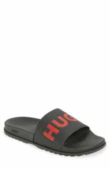 BOSS Logo Slide Sandal