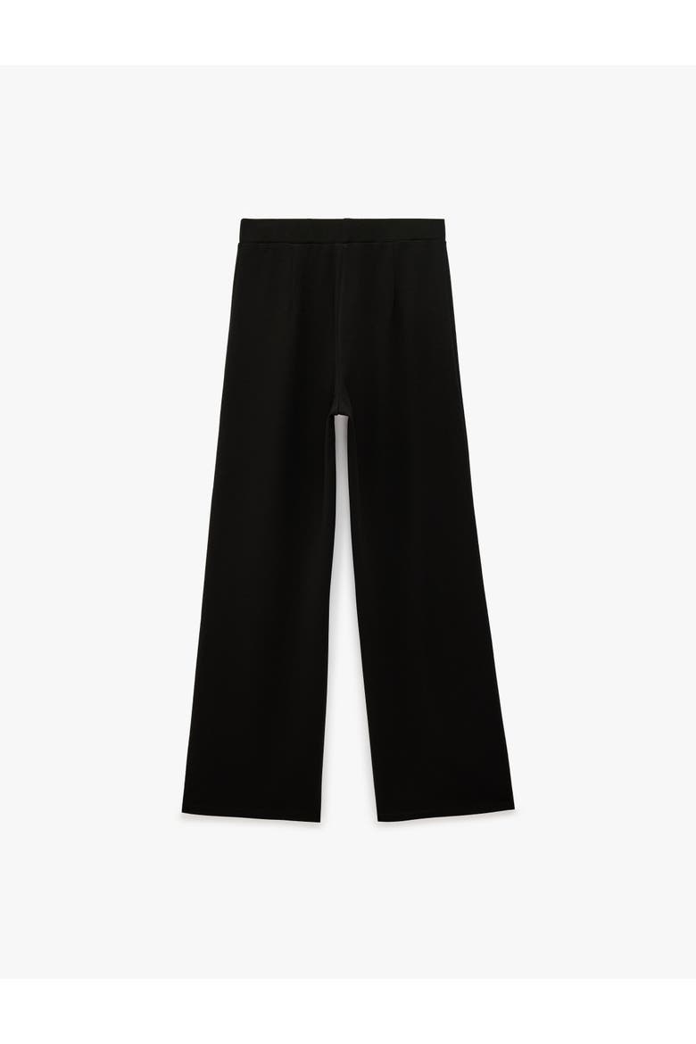 Palazzo Trousers, Alternate, color, BLACK