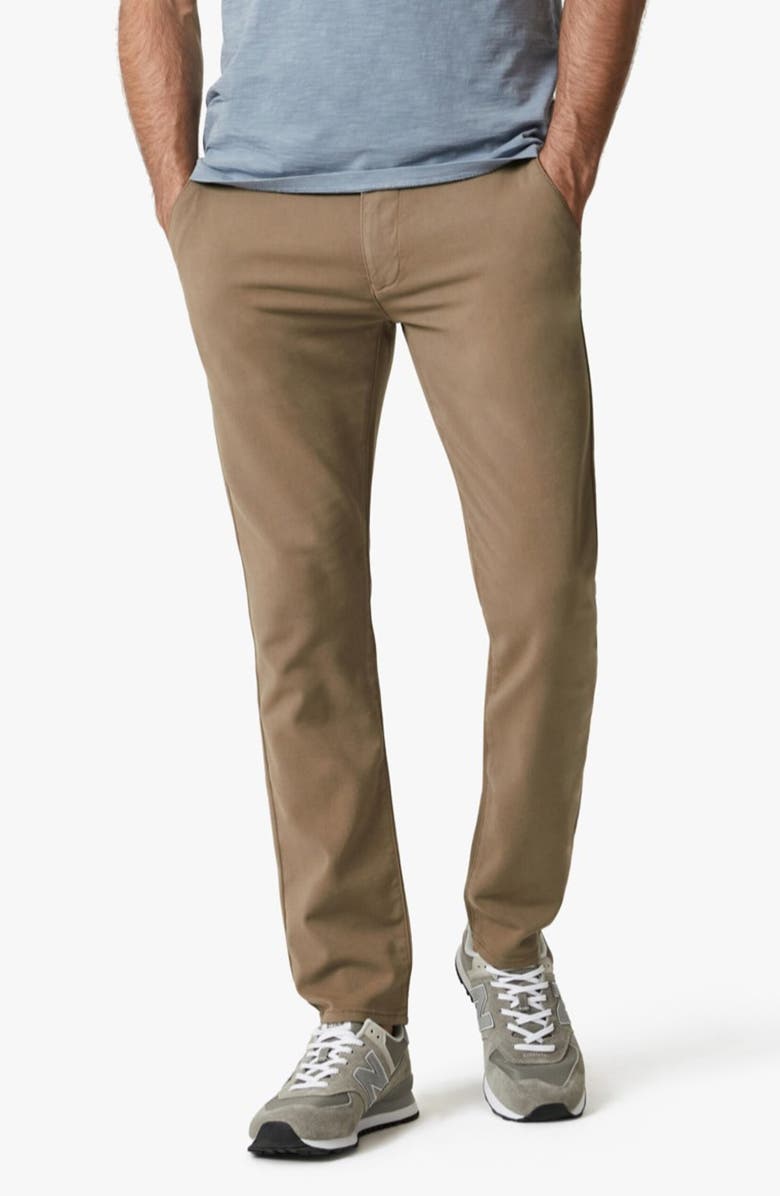 34 Heritage Verona High Flyer Chino Pants, Alternate, color, Walnut High-Flyer
