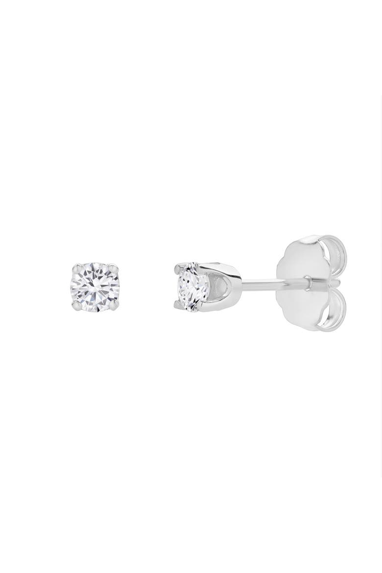 Seraph 0.25 Ct TW Lab Grown Round Diamond Studs 14K Gold Earrings, Main, color, 14K White Gold