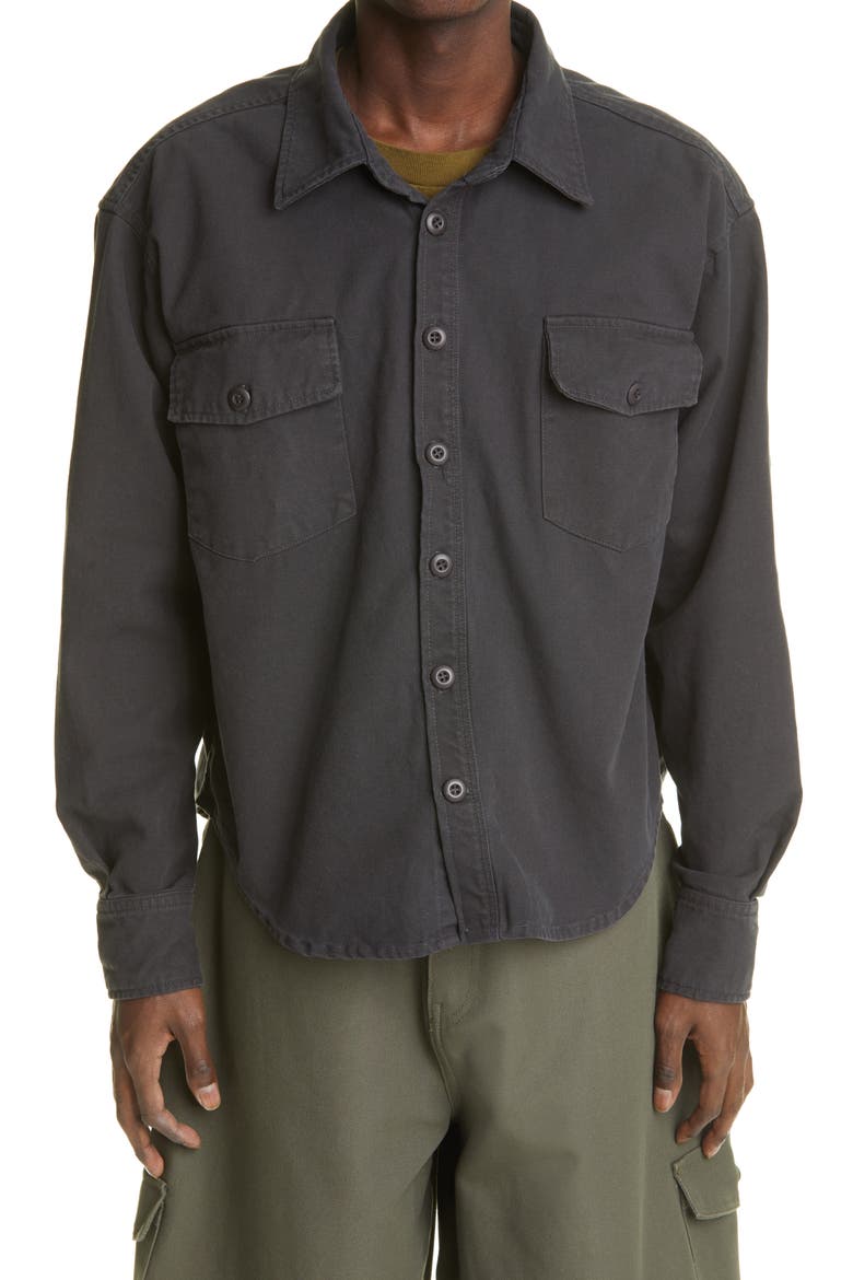 Military Work Shirt, Alternate, color, VINTAGE BLACK