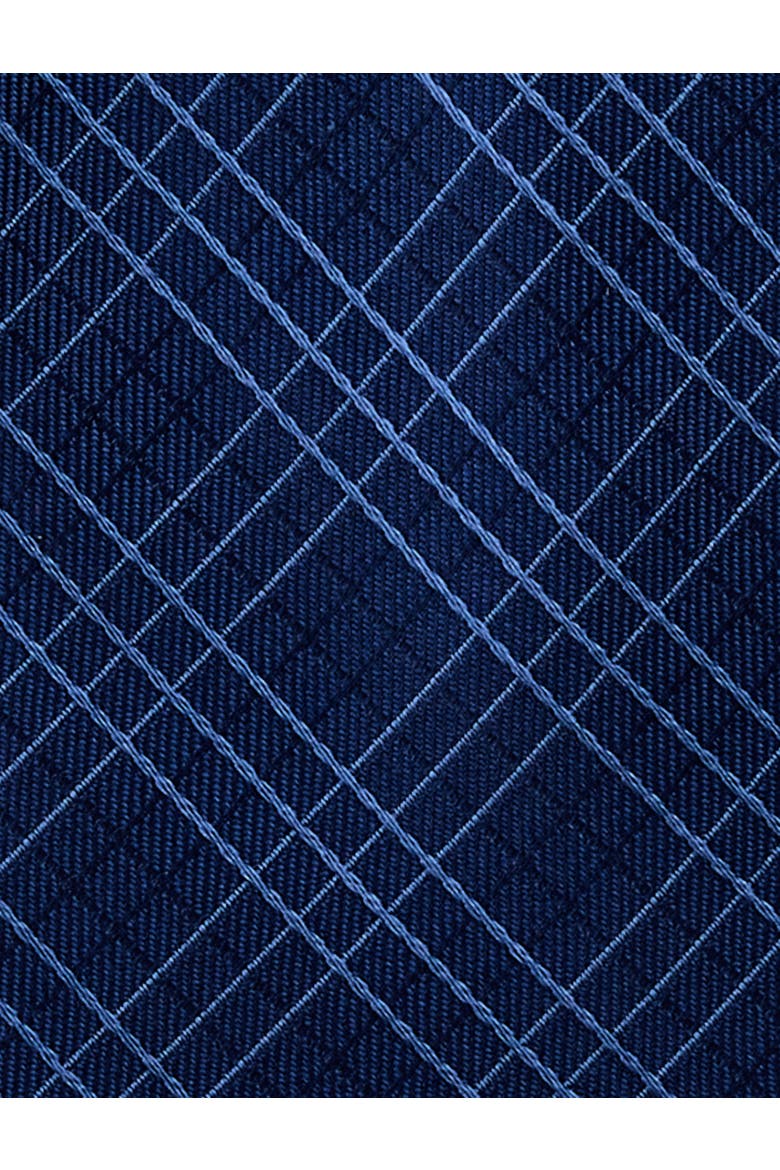 Big & Tall Salins Grid Patterned Tie, Alternate, color, NAVY