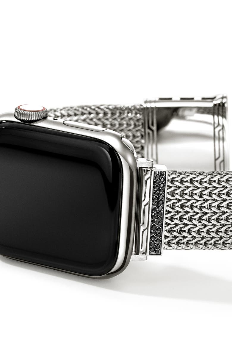 John Hardy Icon Link Smart Watch Strap, Alternate, color, Sterling Silver