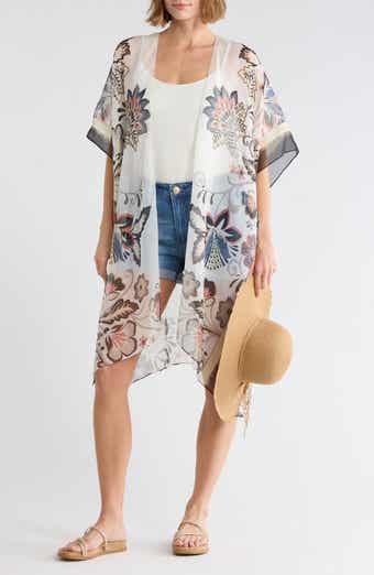 Folk Floral Duster & Hat Set