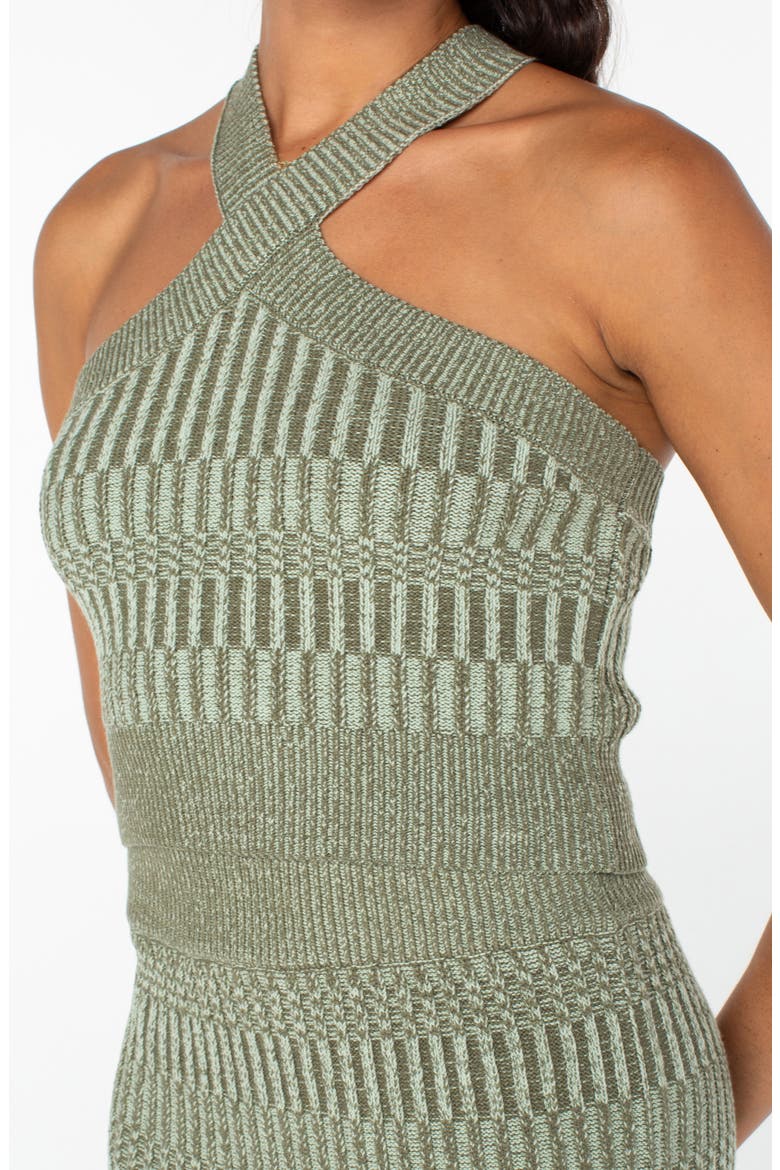 Gemma Halter Sweater Tank, Alternate, color, CAMEO GREEN