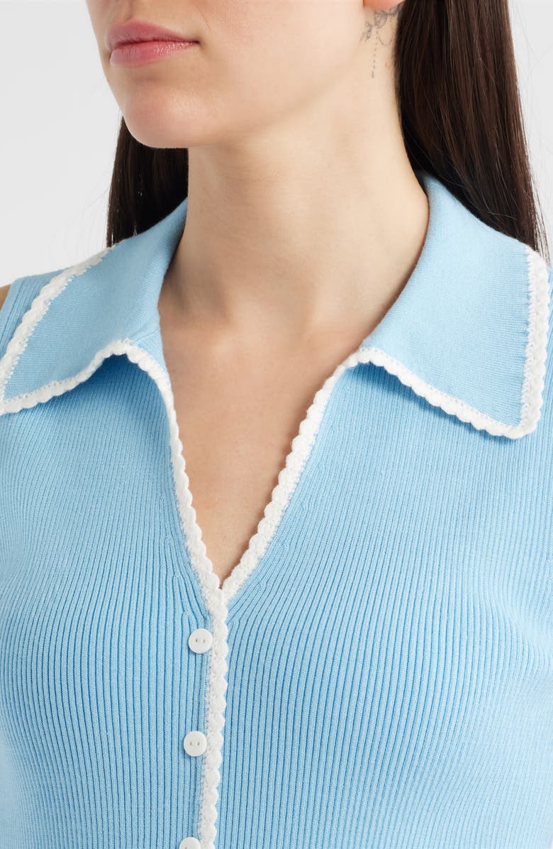 Elie Tahari The Shiloh Rib Sweater Tank, Alternate, color, 