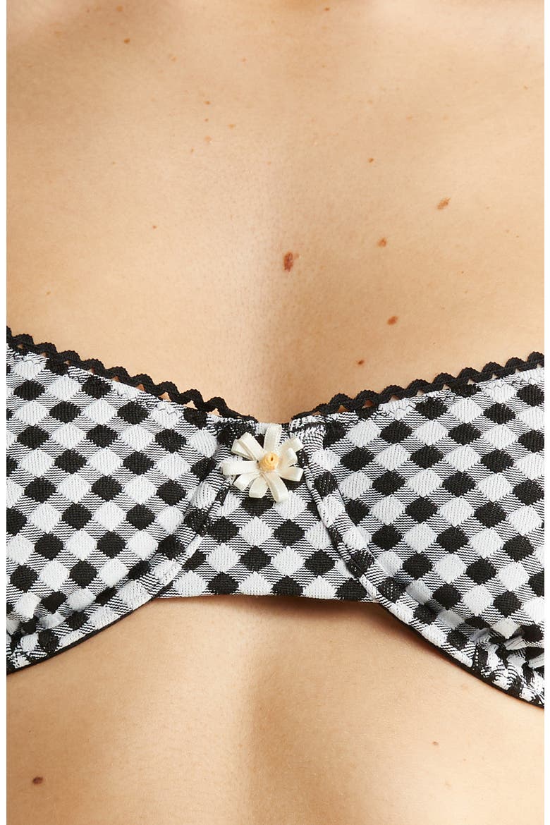 The Daphne Bikini Top, Alternate, color, BLACKOUT X MARSHMALLOW