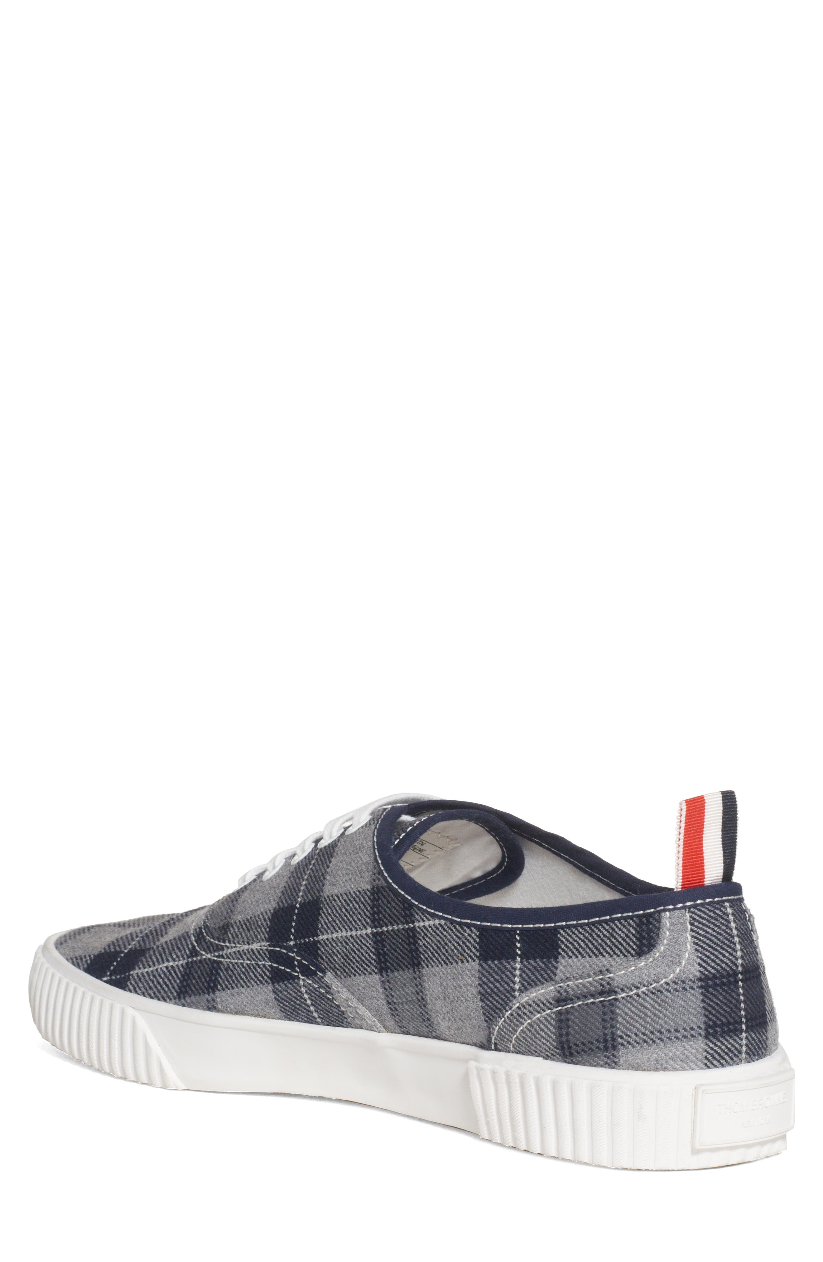 Thom Browne Heritage Tartan Wool Sneaker, Alternate, color, 