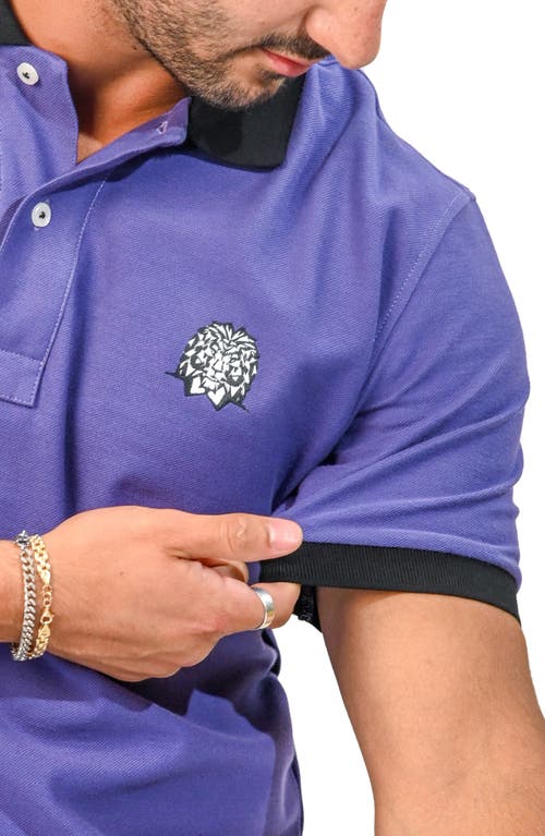 Maceoo Mozartspecktip Stretch Nylon Polo In Blue