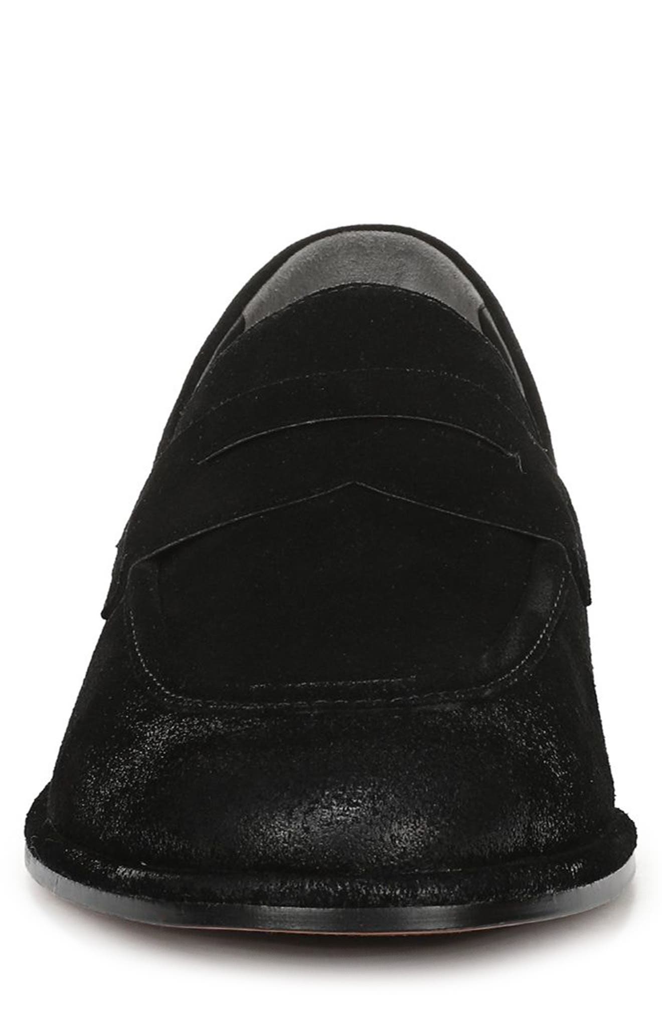 Sean Penny Loafer, Alternate, color, BLACK