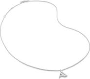 Monica Vinader Initial Pendant Necklace