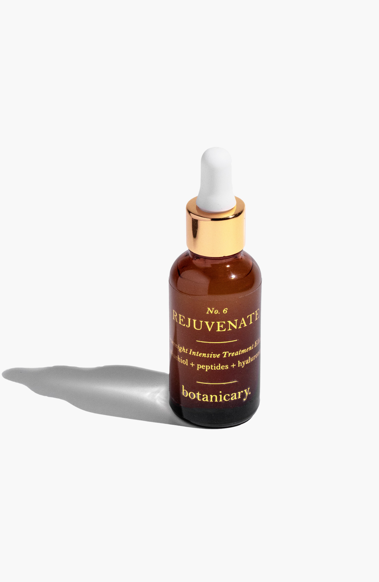 botanicary No. 6 REJUVENATE Overnight Intensive Treatment Elixir, Main, color, Amber Brown