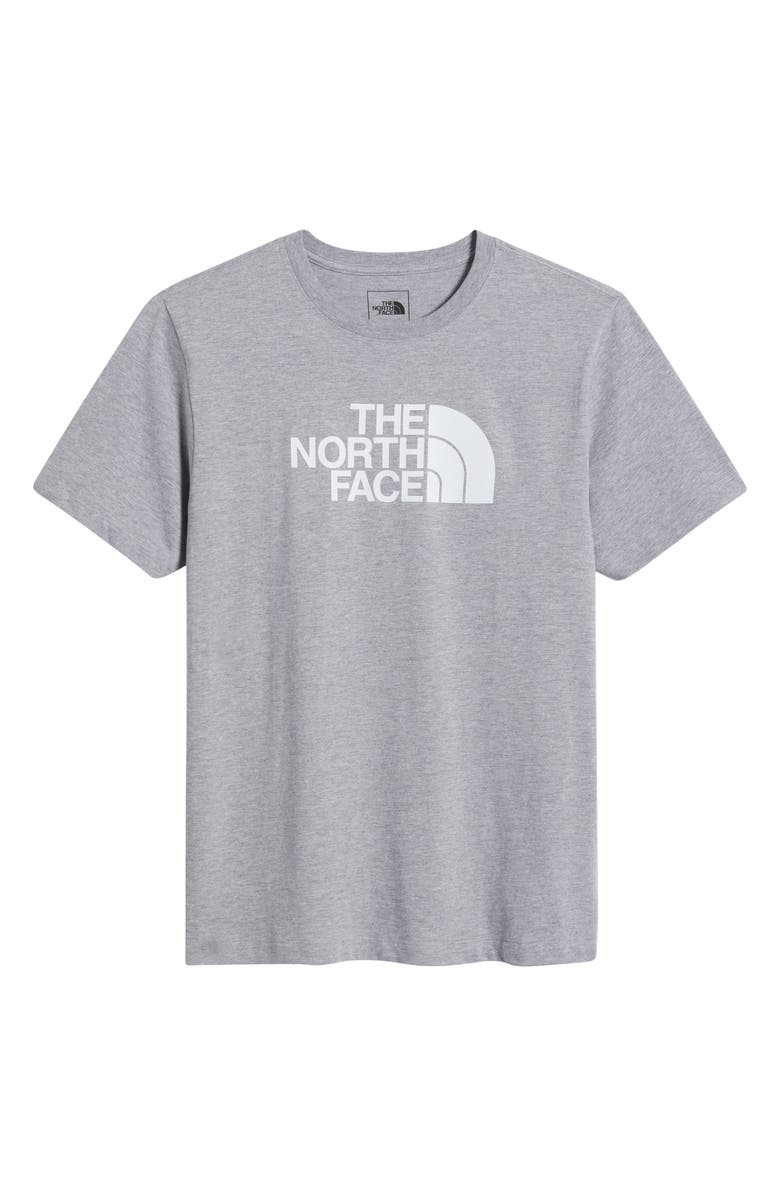 The North Face Half Dome Logo Graphic T-Shirt, Alternate, color, Pale Grey Heather/ White
