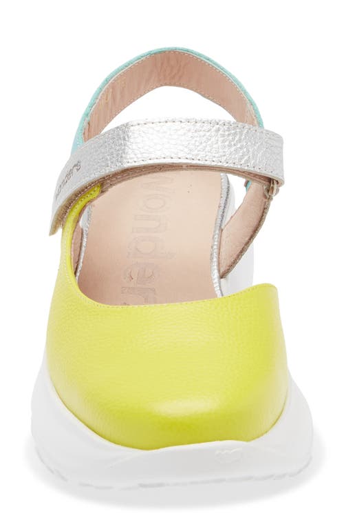 Wonders Zaire Slingback Wedge Sneaker