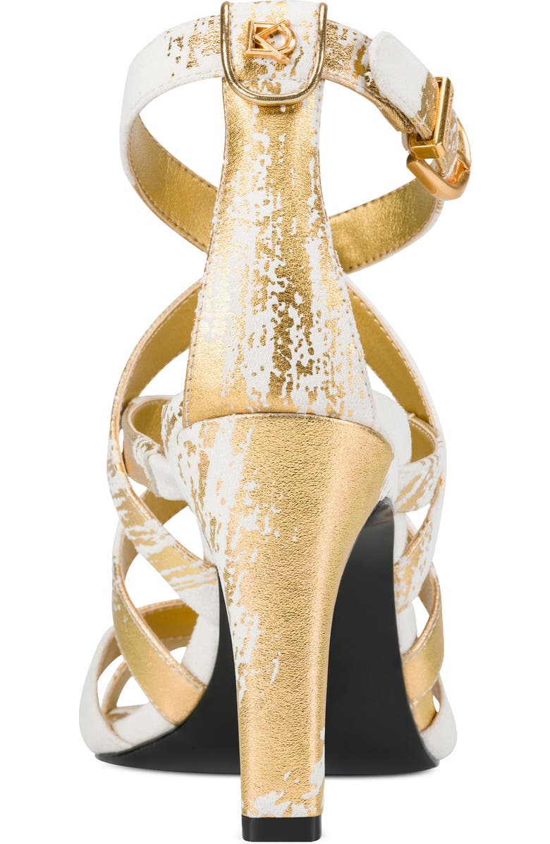 DKNY Briarrose Ankle Strap Sandal, Alternate, color, Ivory