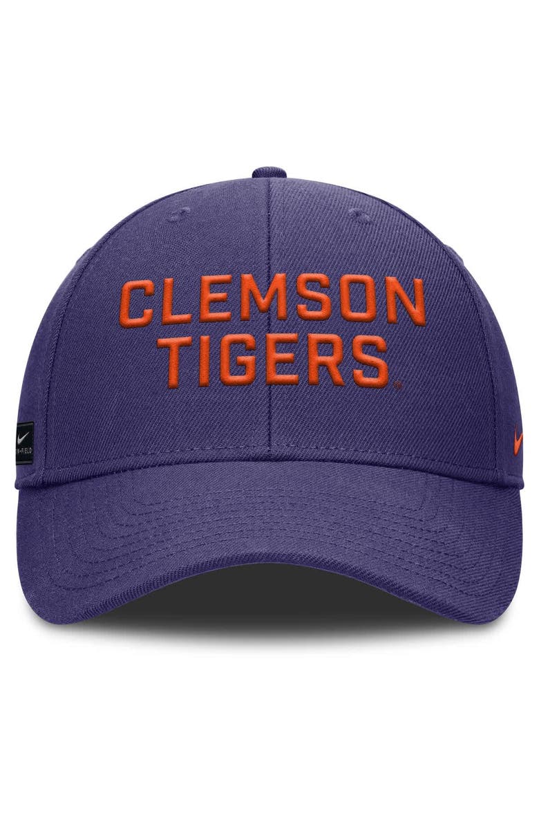 Nike Men's Nike  Purple Clemson Tigers Rise Practice Adjustable Hat, Alternate, color, Purple