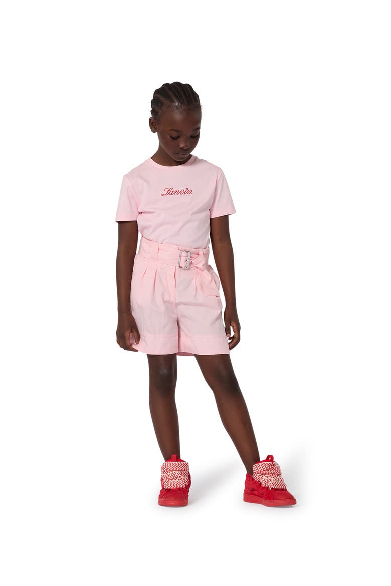 Kids Logo Cotton T-Shirt, Main, color, Pink