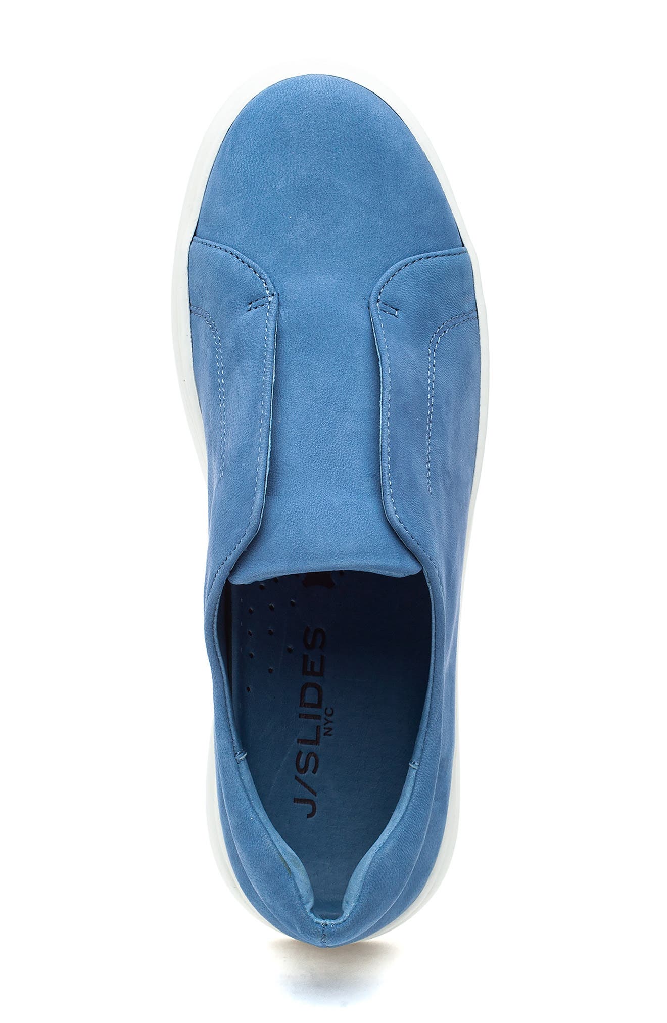 Noel Laceless Platform Sneaker, Alternate, color, OCEANA WAXY NUBUCK