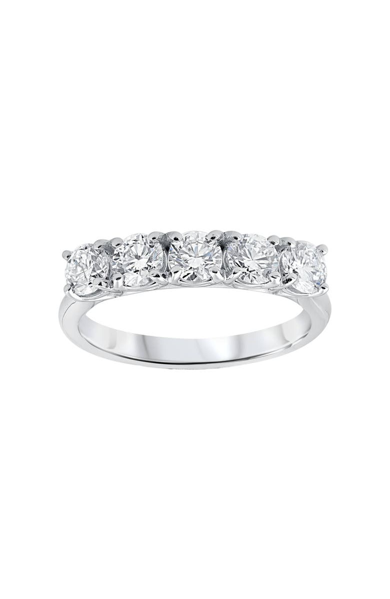 Bliss Diamond 1.25ct lab grown 5 stone ring 14k gold, Main, color, 