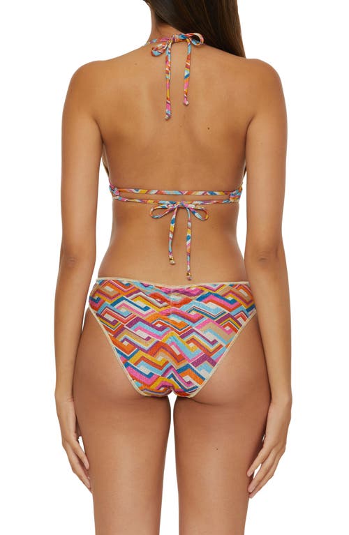 BECCA BECCA LAS PALMAS HALTER BIKINI TOP 