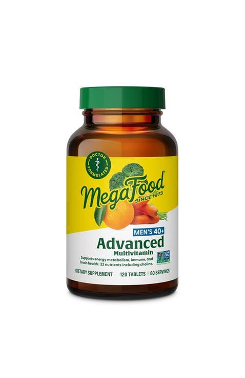Advanced Multivitamin for Men 40+, Doctor Formulated, Vegetarian, 120 Tablets