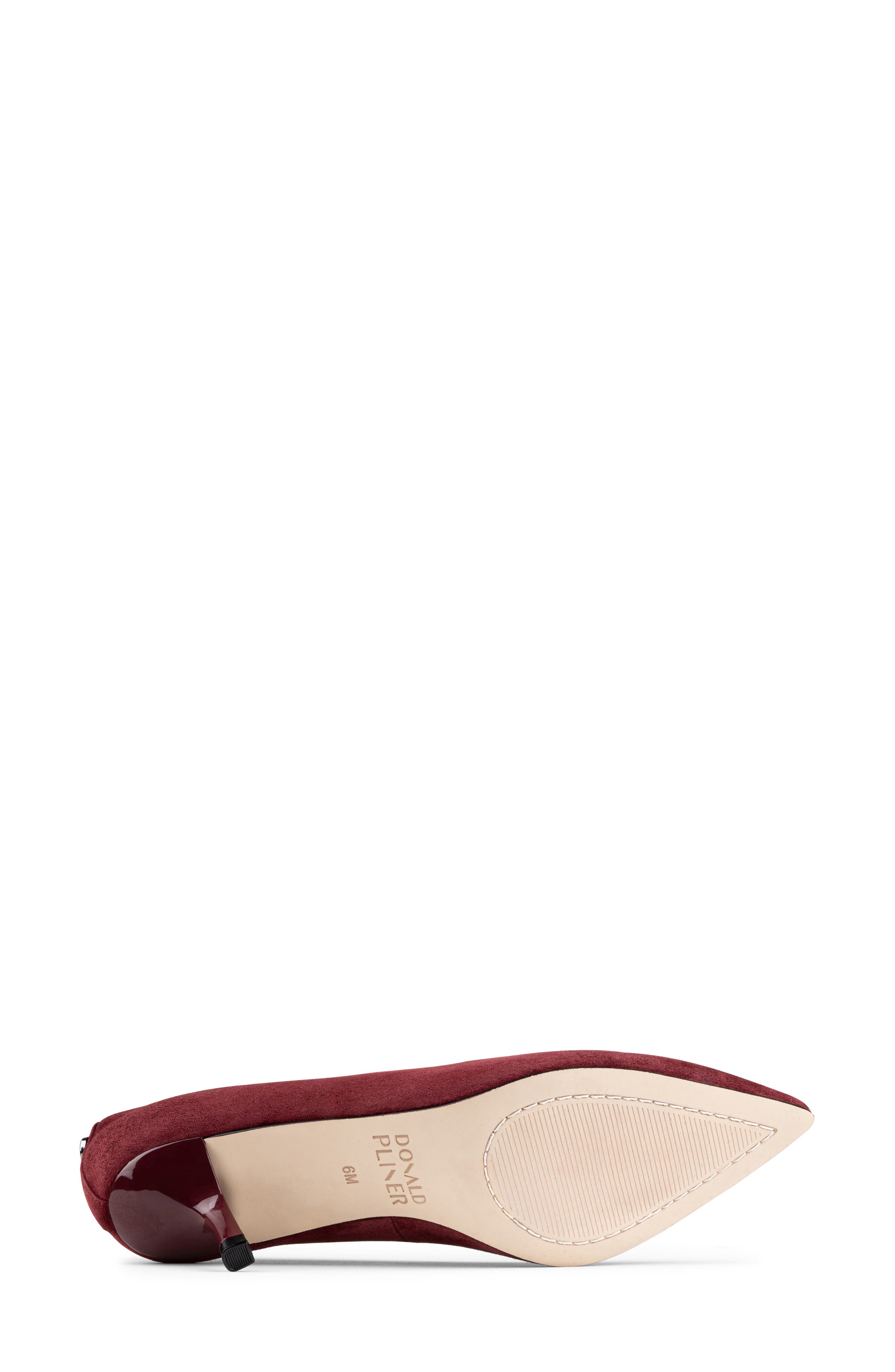 Calibra Kitten Heel Pump, Alternate, color, BORDEAUX