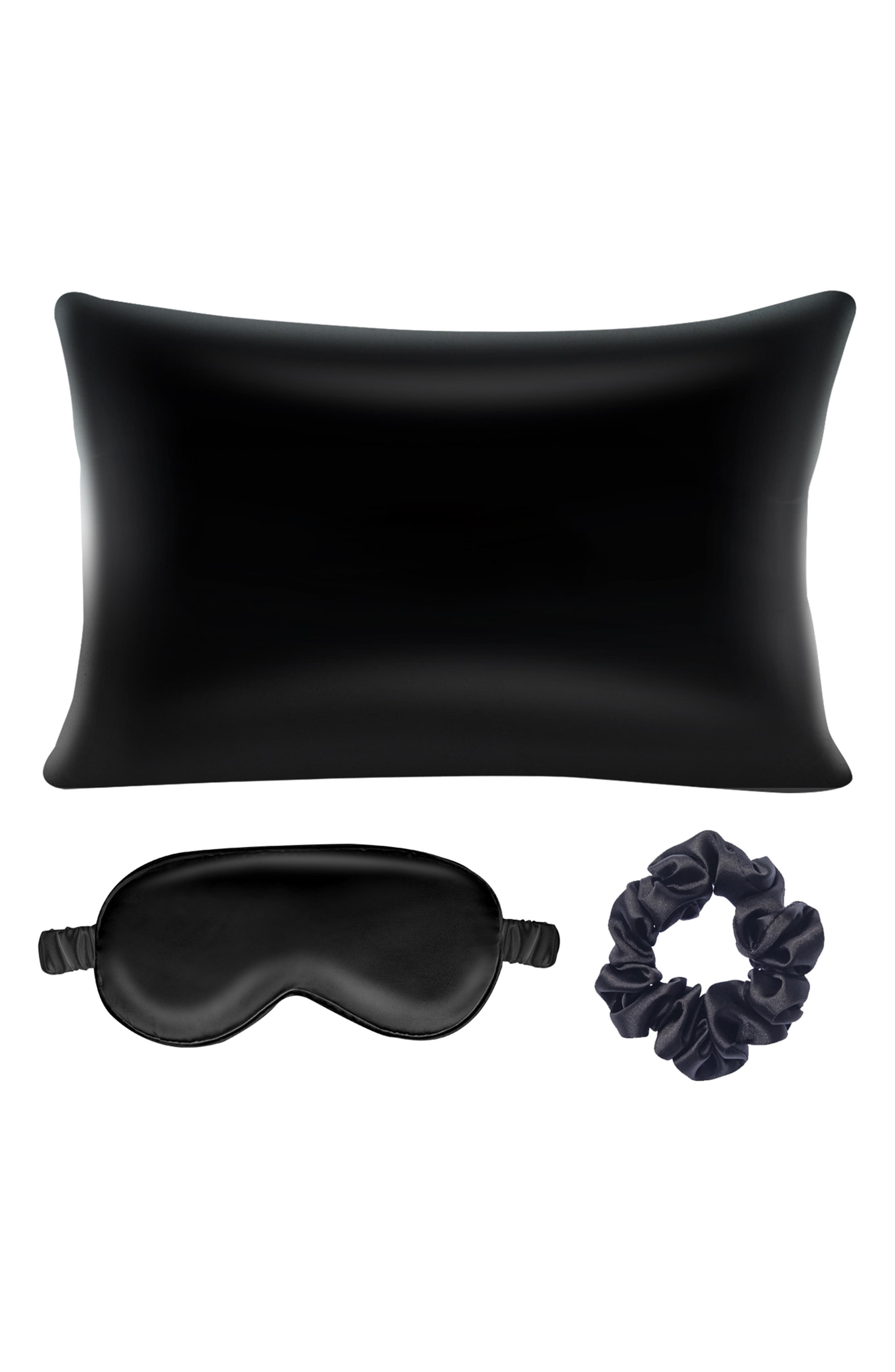 Market Fresh Beauty Silk Sleep Mask, Pillowcase & Scrunchie Set (Women ...