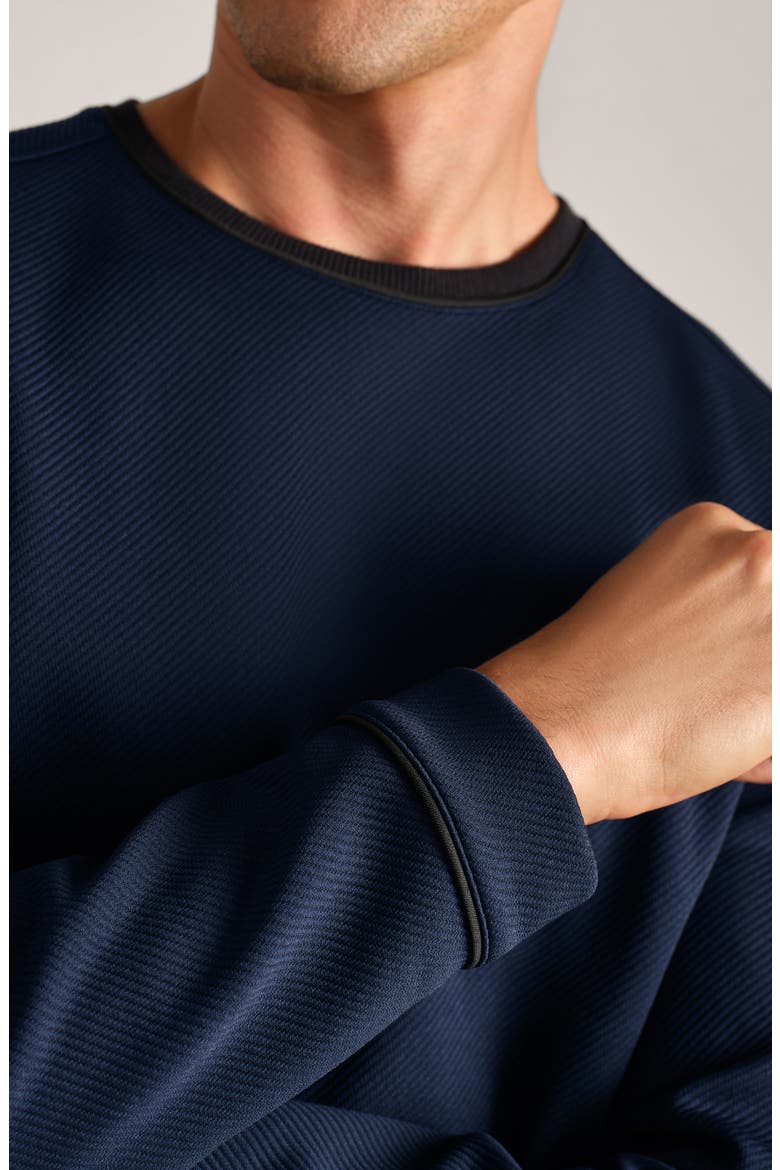 Quantum Crewneck Sweatshirt, Alternate, color, TRUE NAVY
