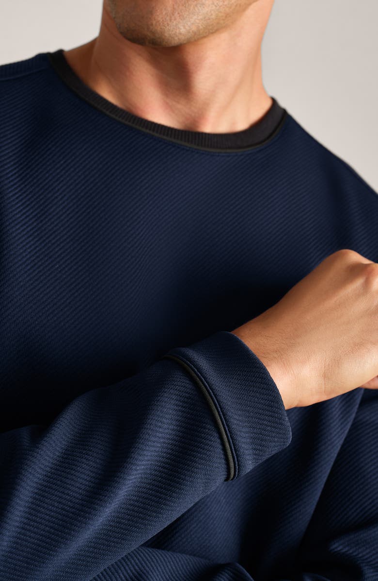 Rhone Quantum Crewneck Sweatshirt, Alternate, color, True Navy