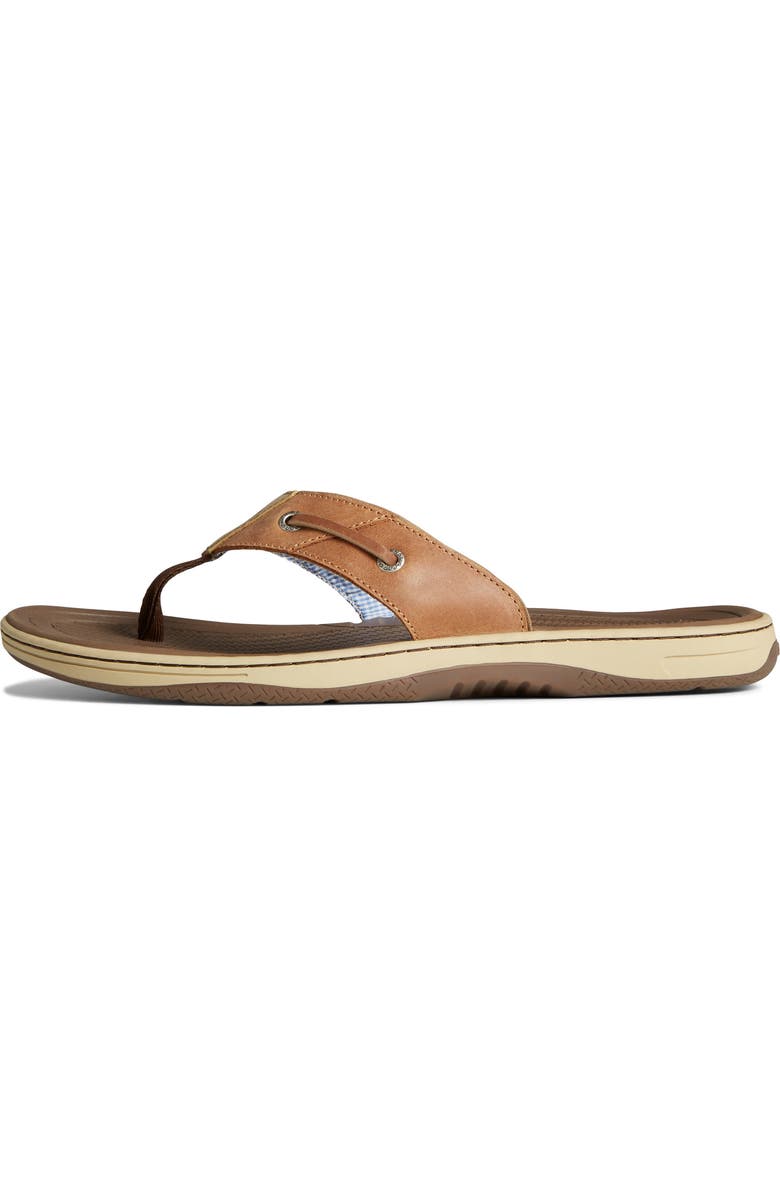 Sperry Baitfish Flip Flop, Alternate, color, Light Brown
