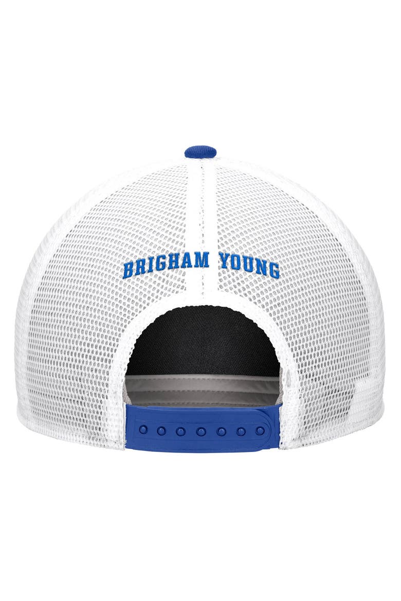 Men's Nike Royal BYU Cougars 2026 On-Field Rope Adjustable Trucker Hat, Alternate, color, Royal