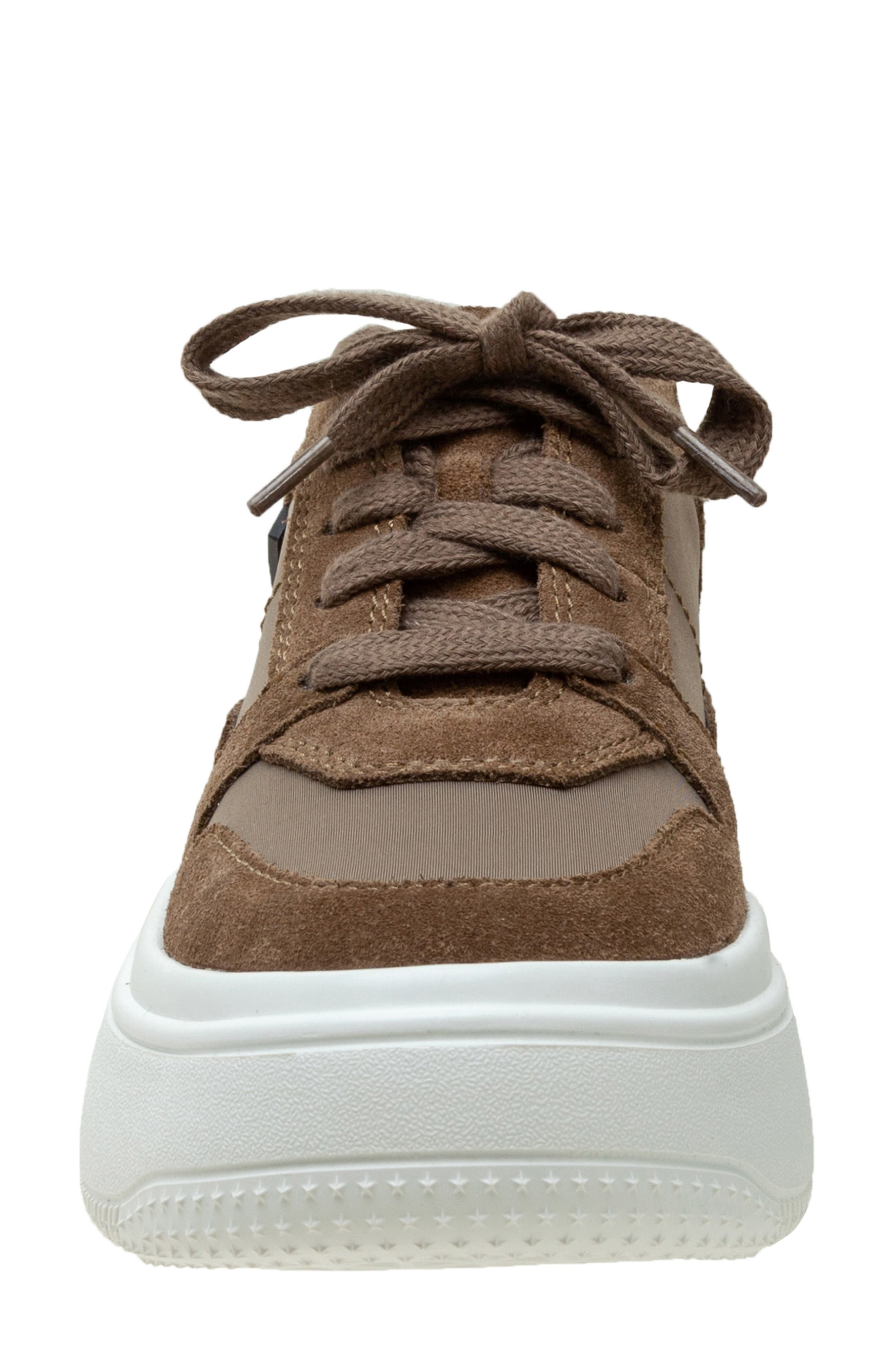 Gains Platform Sneaker, Alternate, color, DARK OLIVE