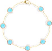 Campbell + Charlotte Found Cabochon Station Bracelet