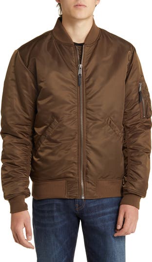 Schott NYC Water Resistant MA-1 Flight Jacket | Nordstrom Schott NYC Water Resistant MA-1 Flight Jacket | Nordstrom